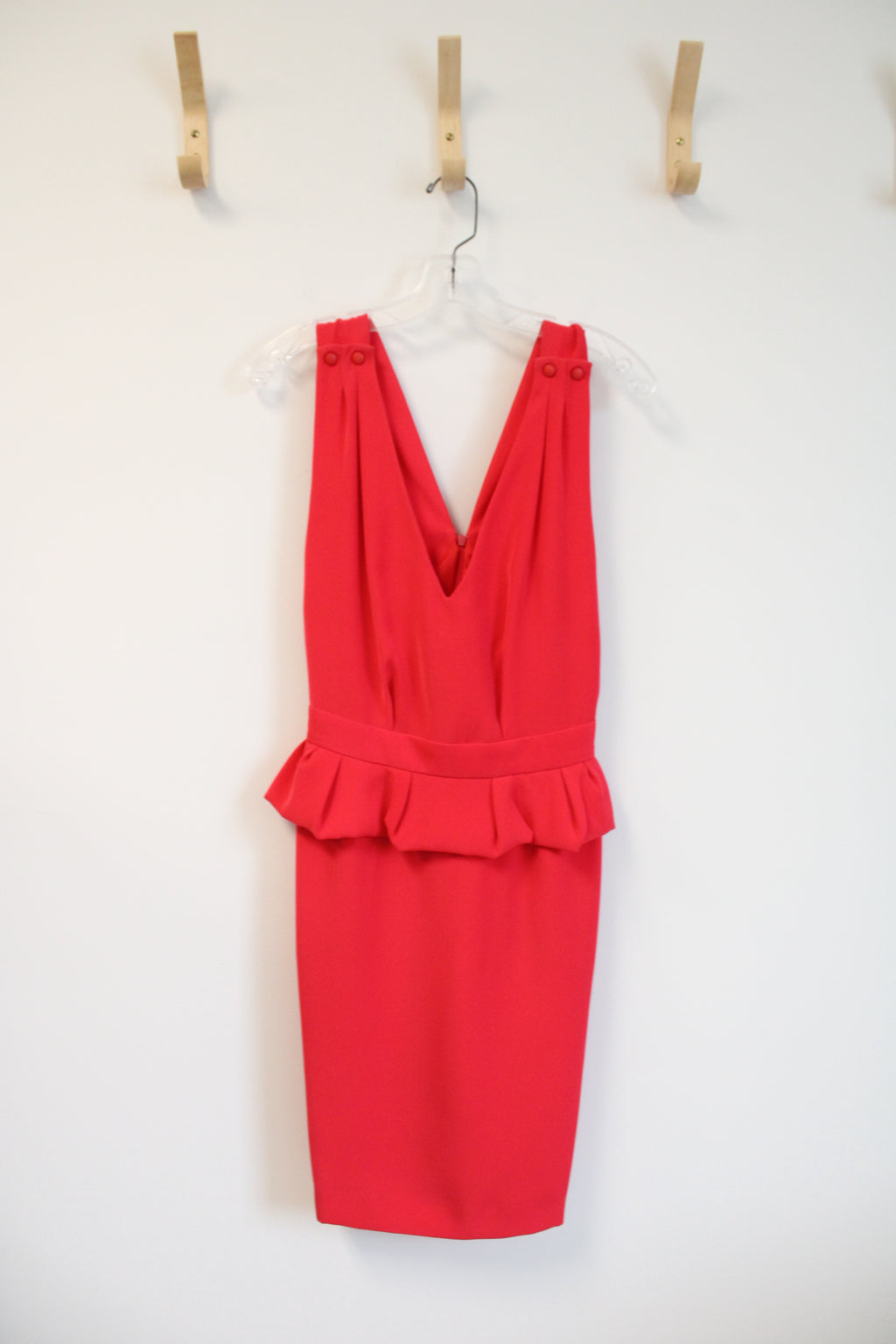 NEW Maje Robe Structure Framboise Dress | 2
