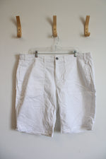 Lane Bryant White Long Shorts | 20