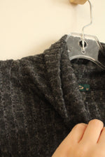 NEW Ofeefan Gray and Purple Ribbed Soft Turtleneck Size | M
