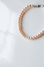 Pink Genuine Pearl Bracelet