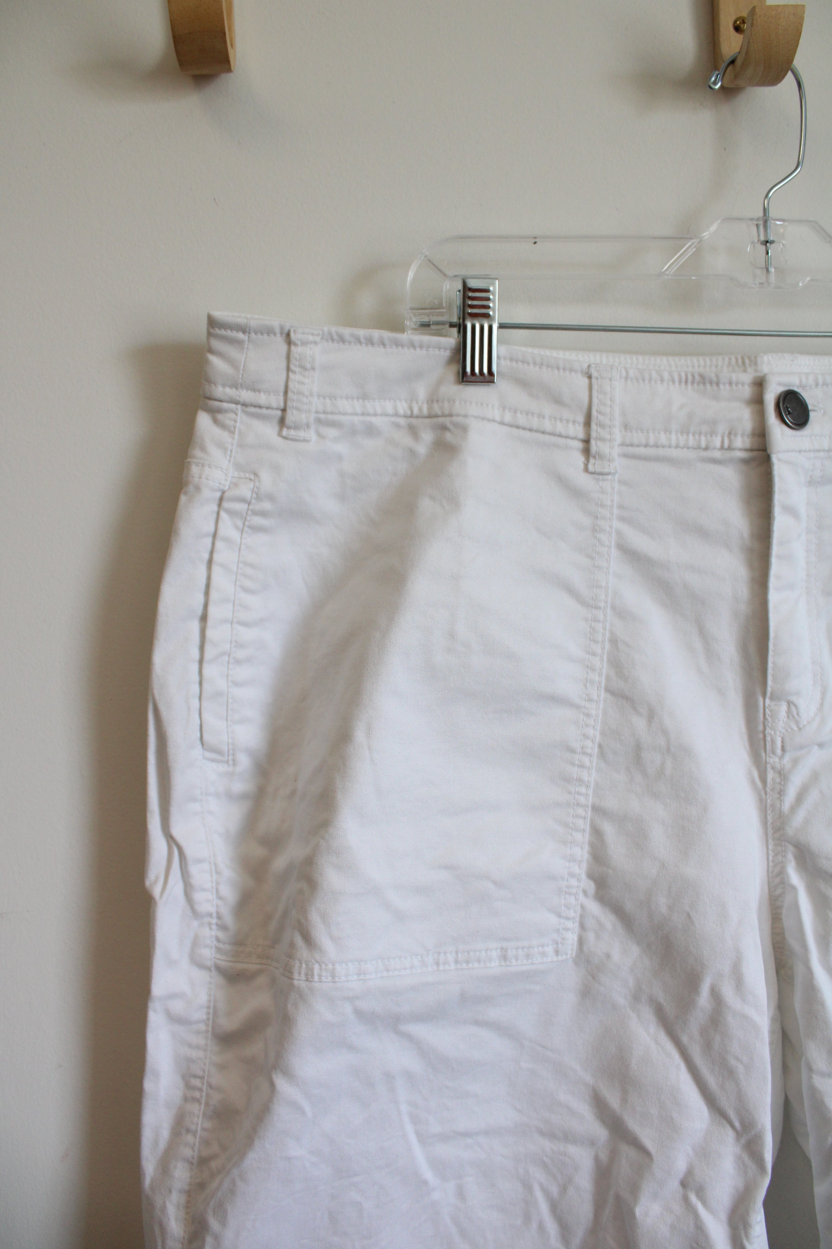 Lane Bryant White Long Shorts | 20
