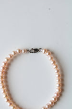 Pink Genuine Pearl Bracelet