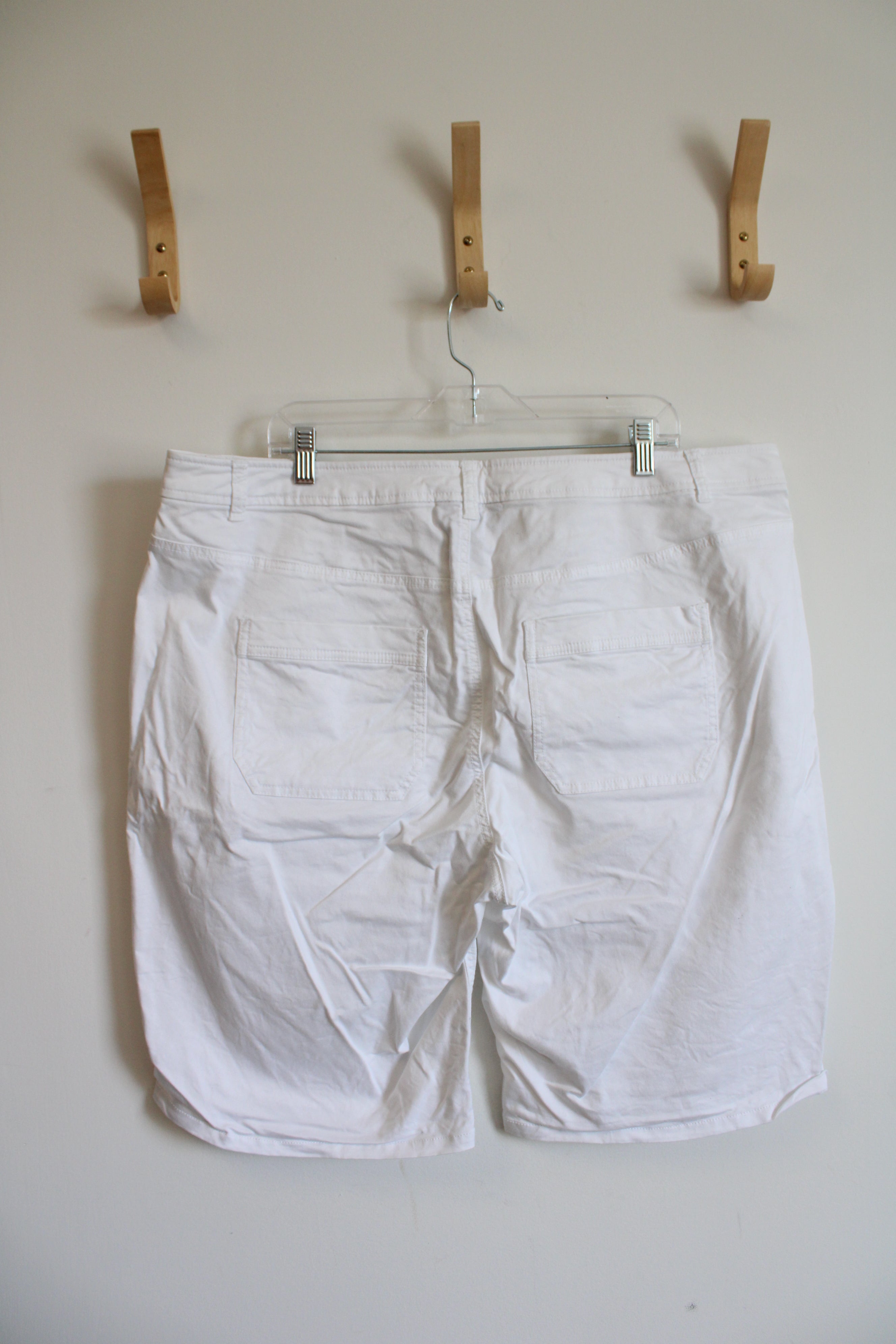 Lane Bryant White Long Shorts | 20