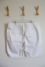 Lane Bryant White Long Shorts | 20