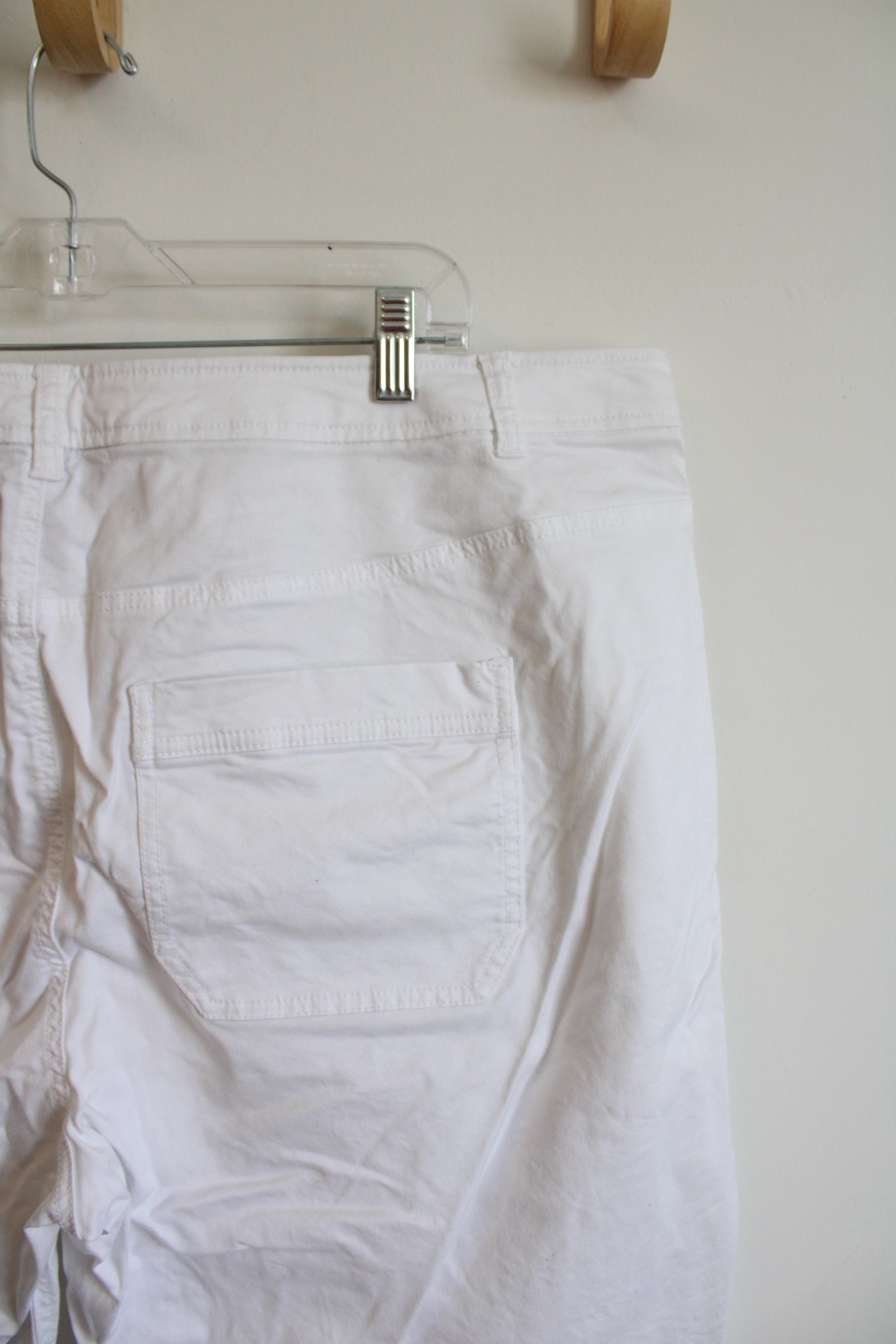Lane Bryant White Long Shorts | 20