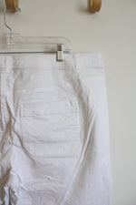 Lane Bryant White Long Shorts | 20