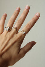 14K Opal Butterfly Ring | Size 6