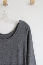 Divided Gray Loose Dress | M
