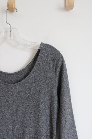 Divided Gray Loose Dress | M