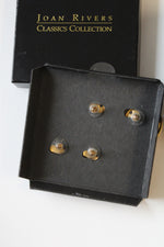 Joan Rivers Gold Tone Stud Earrings