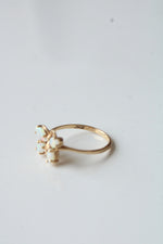 14K Opal Butterfly Ring | Size 6