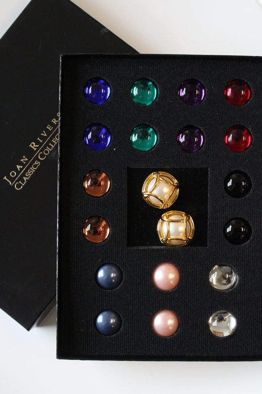 Joan Rivers Classics Collection Interchangeable Stud Earrings