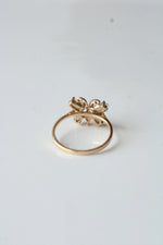 14K Opal Butterfly Ring | Size 6