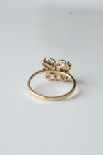 14K Opal Butterfly Ring | Size 6
