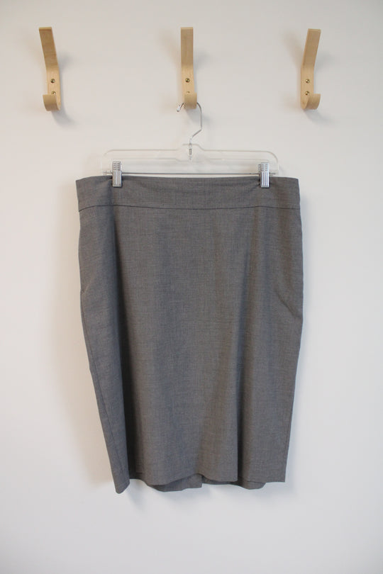 Old Navy Stretch Gray Pencil Skirt | 14