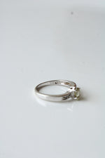 14K White Gold Alexandrite Oval Ring | Size 7