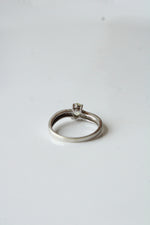 14K White Gold Alexandrite Oval Ring | Size 7