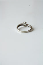 14K White Gold Alexandrite Oval Ring | Size 7
