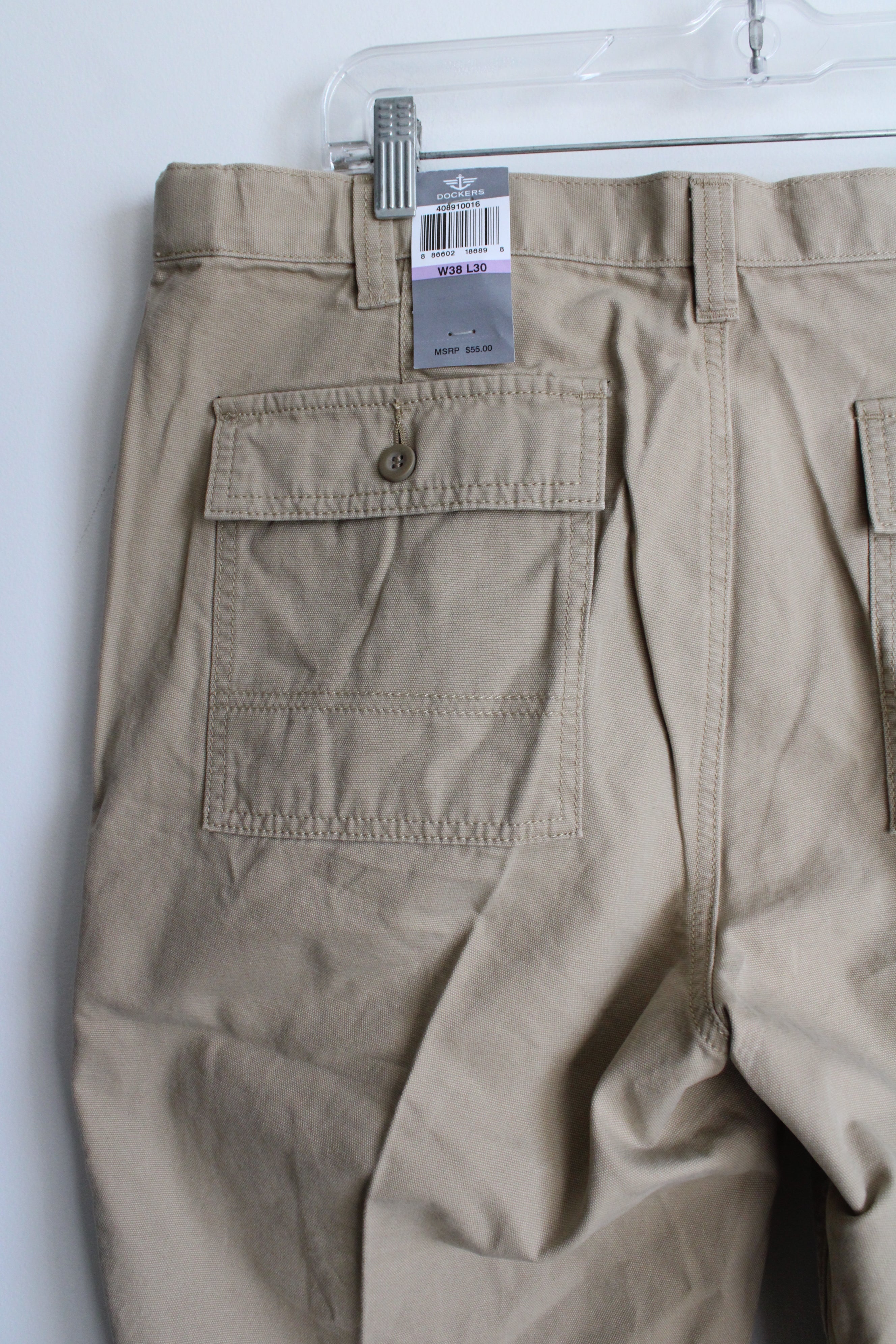 NEW Dockers Comfort Cargo Classic Fit Tan Pant | 38X30
