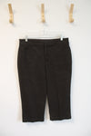 Gloria Vanderbilt Brown Missy Capri Pants | 10