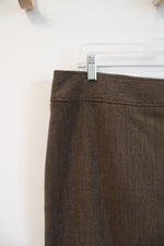 Rafaella Brown Pencil Skirt | 16