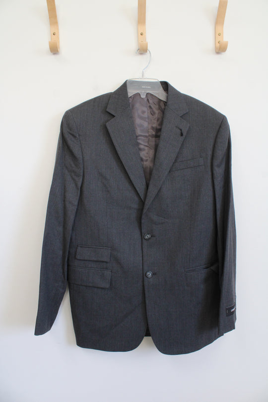 Claiborne Charcoal Gray Wool Blend Sport Coat | 40R