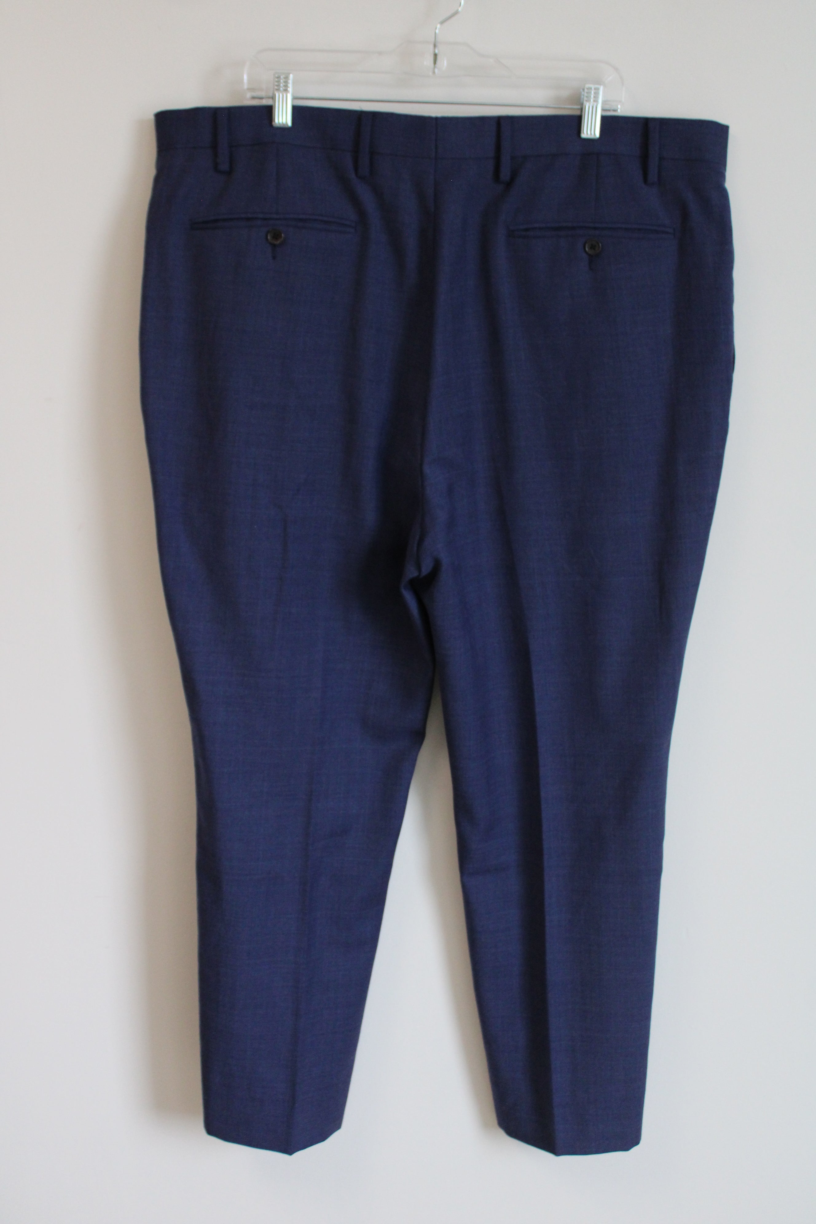 Ralph Lauren Big & Tall Blue Wool Pants | 44X27
