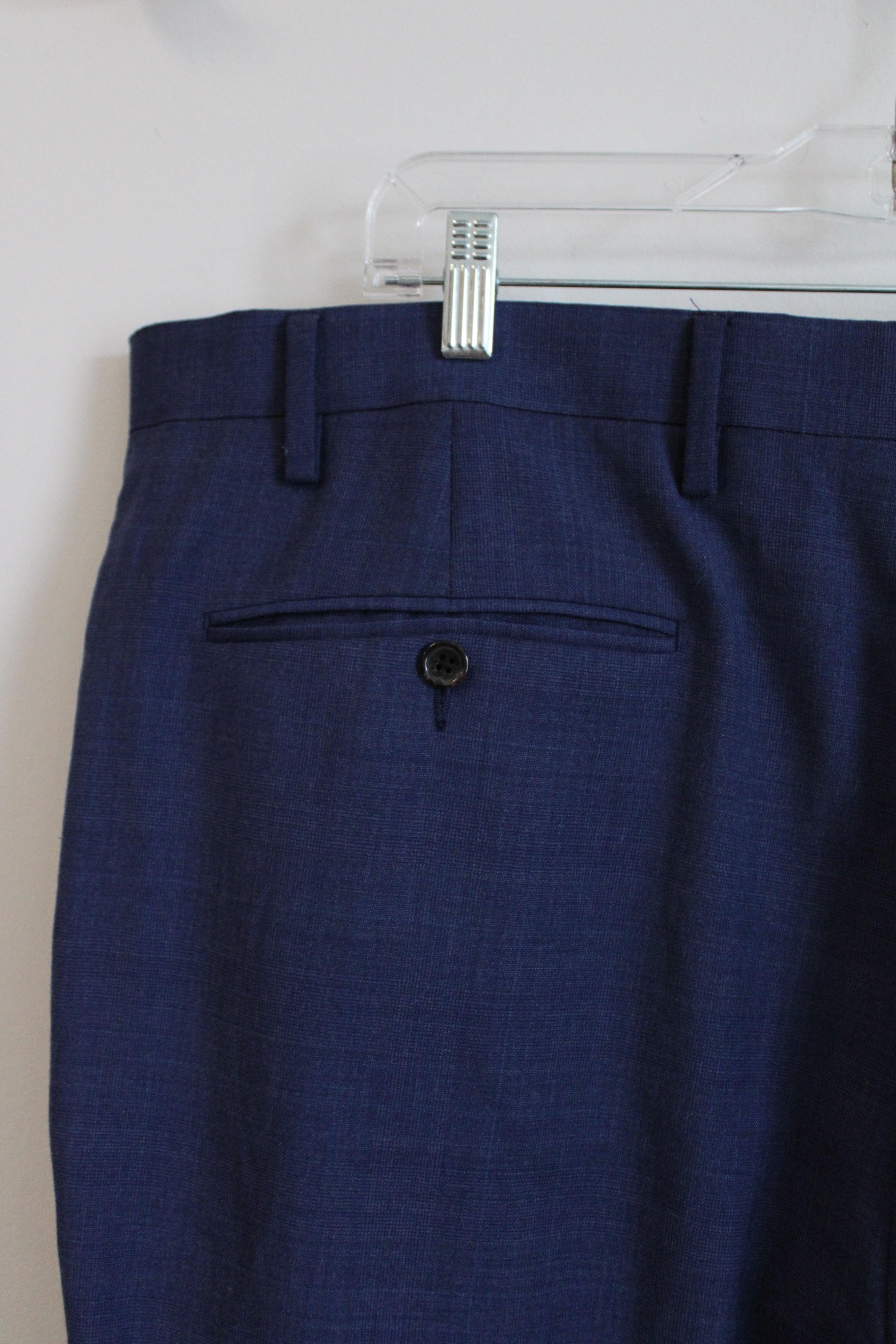 Ralph Lauren Big & Tall Blue Wool Pants | 44X27
