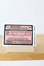 Topps Mark Grace Porcelain Card
