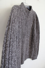 Michael Brandon Gray 1/4 Zip Sweater | XXL