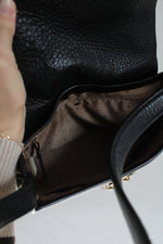 Kate Spade Black Pebble Leather Stewart Street Lynea Satchel Purse