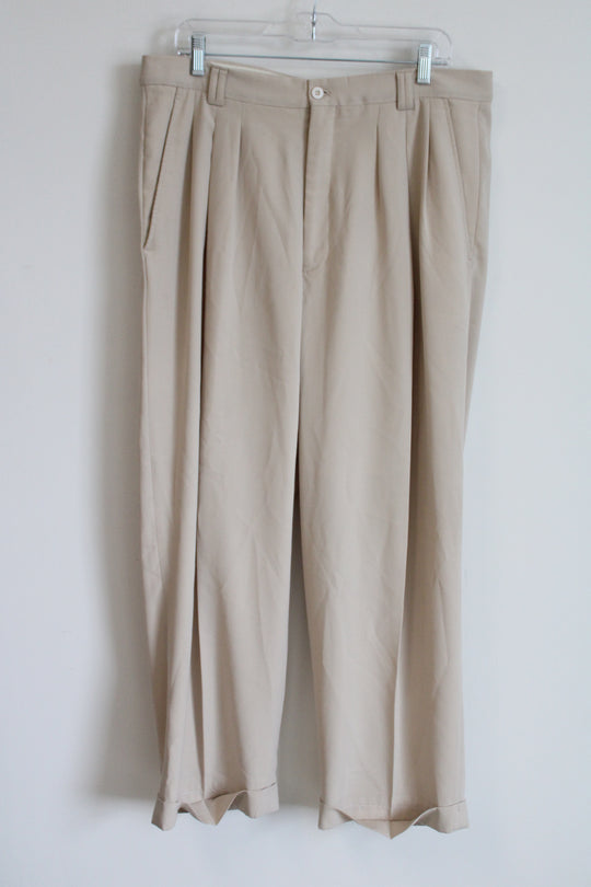 Falone Beige Dress Pants | 36X27