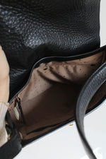 Kate Spade Black Pebble Leather Stewart Street Lynea Satchel Purse