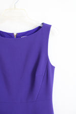 Kate Spade Purple Crepe Flounce Dress | 6