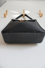 Kate Spade Black Pebble Leather Stewart Street Lynea Satchel Purse