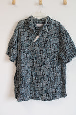 NEW Oak Hill Blue Tiki Shirt | 2XL