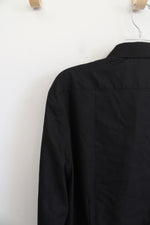 NEW Paisley & Gray Slim Fit Black Houndstooth Button Down Shirt | XL