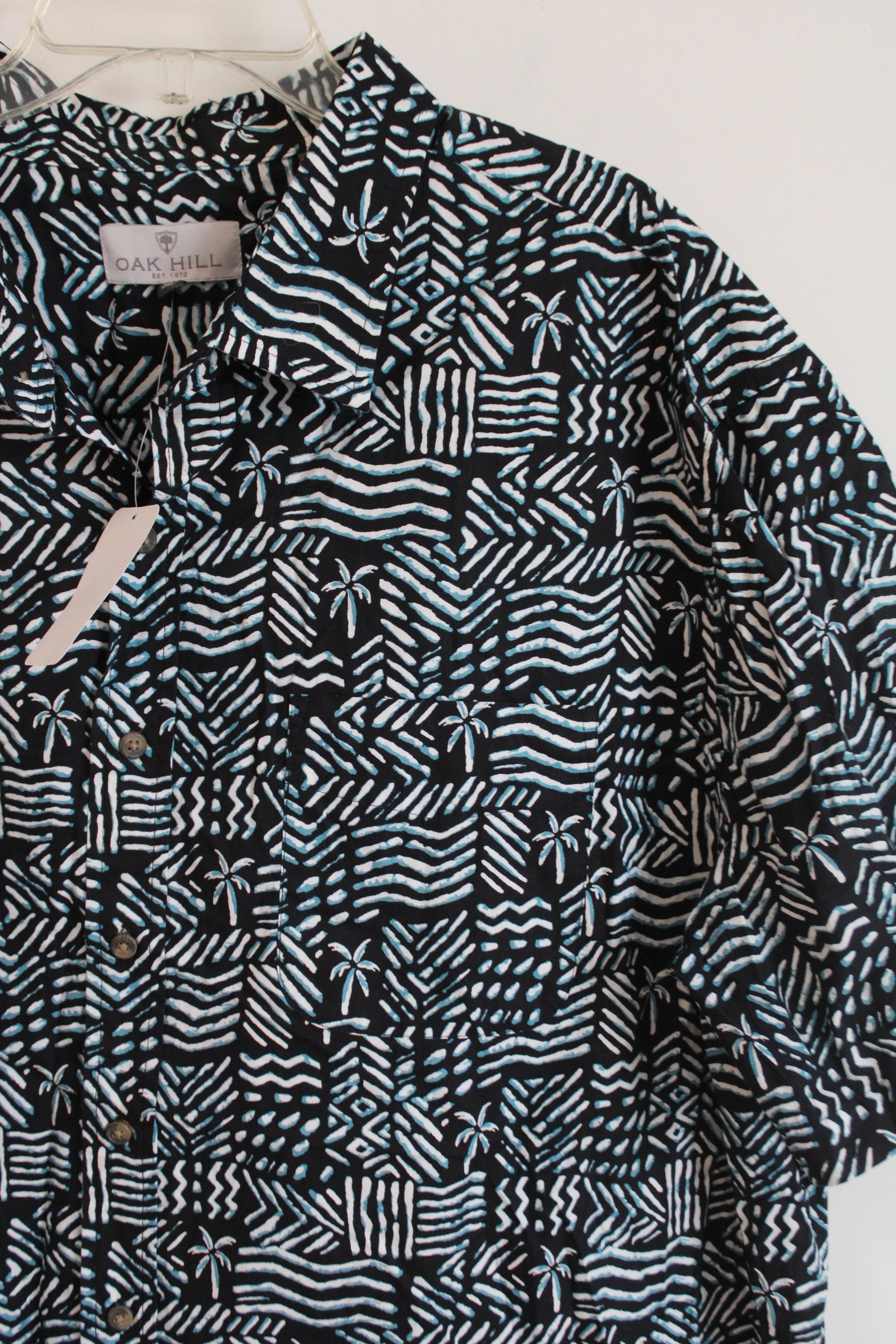 NEW Oak Hill Blue Tiki Shirt | 2XL