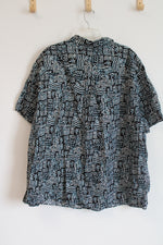 NEW Oak Hill Blue Tiki Shirt | 2XL