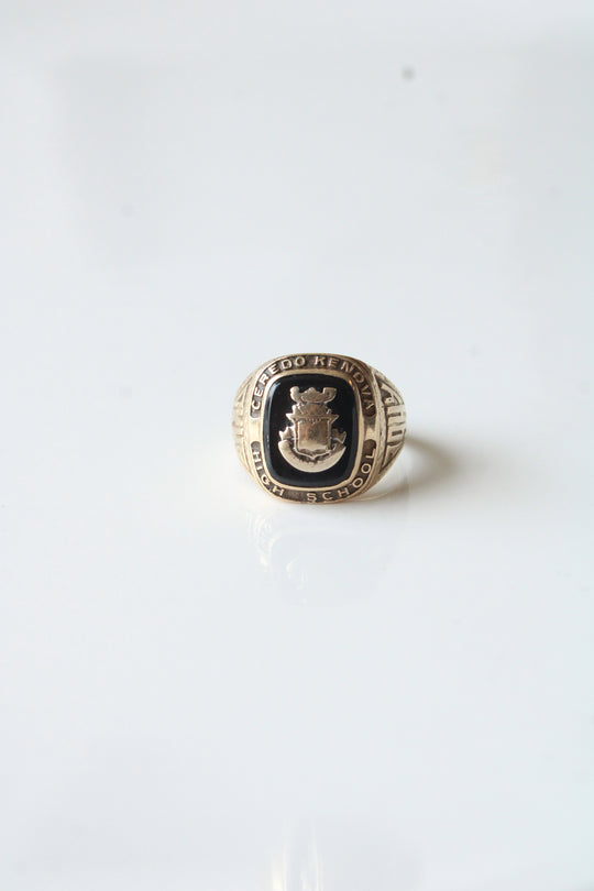 10K Yellow Gold Ceredo Kenova Louisville High School Ring | Size 6
