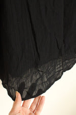 NEW Carole Little Black Lightweight LS Rayon Top | 12