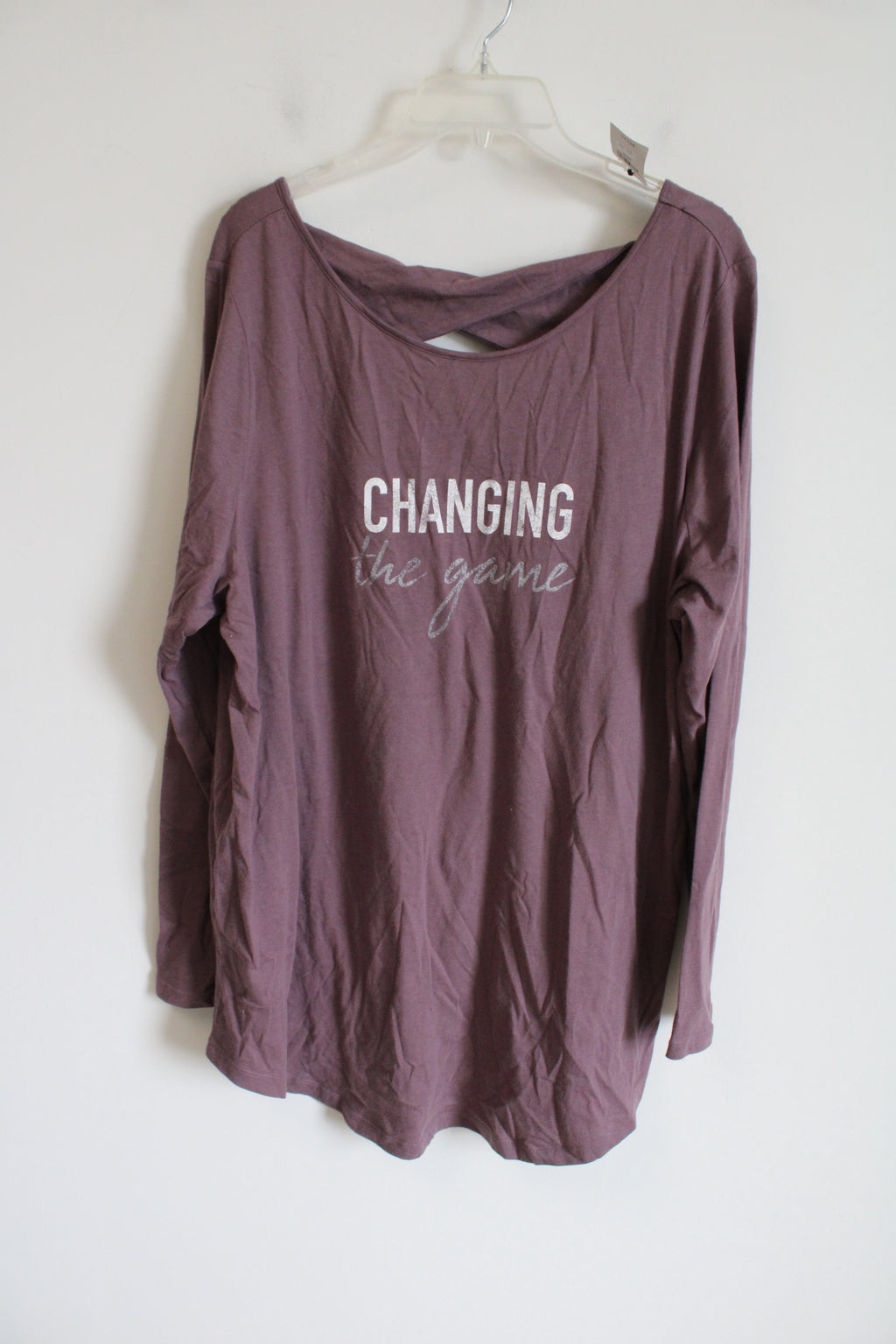 Lane Bryant Changing The Game Purple Slouchy Top | 18/20