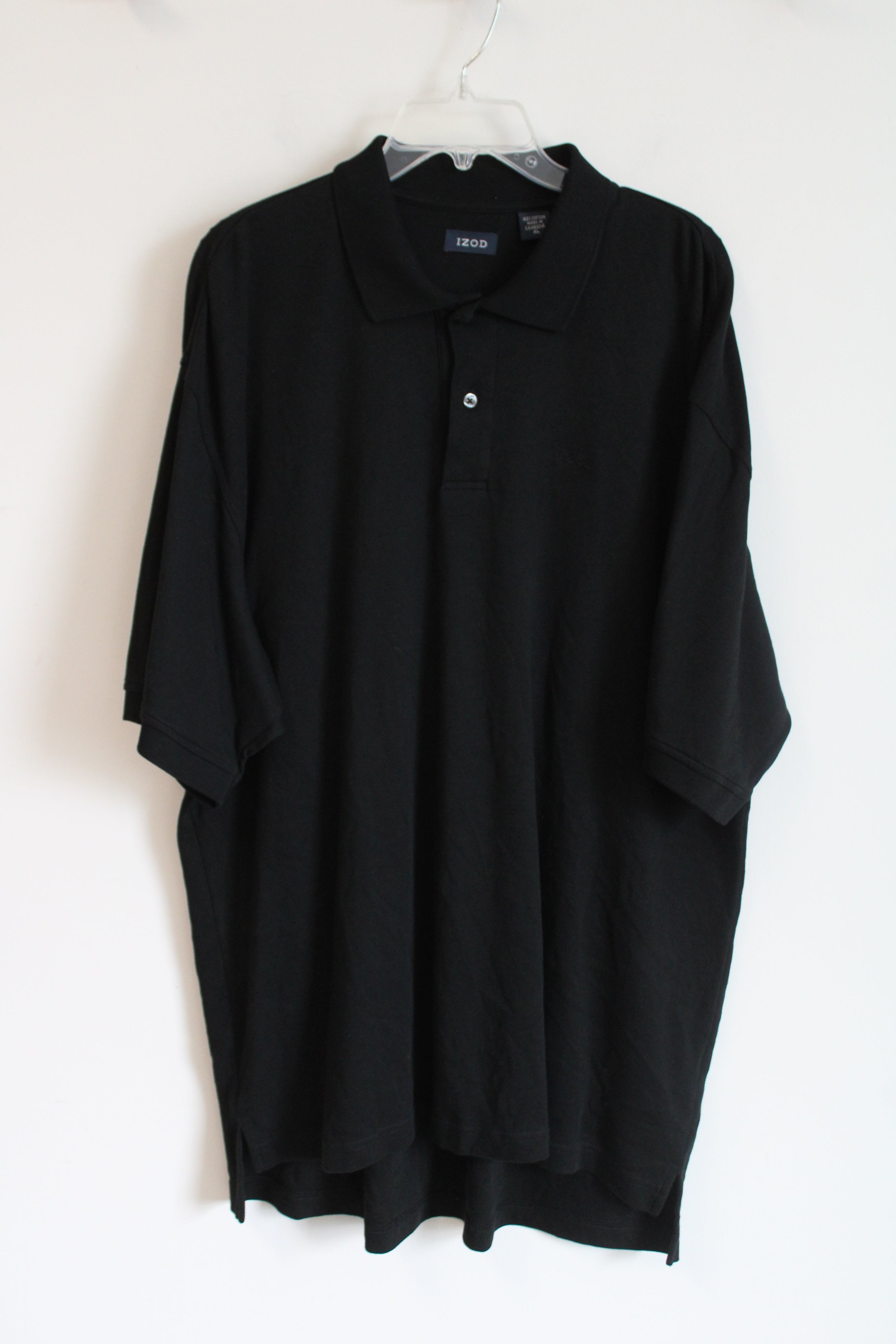 IZOD Black Polo Shirt | XL