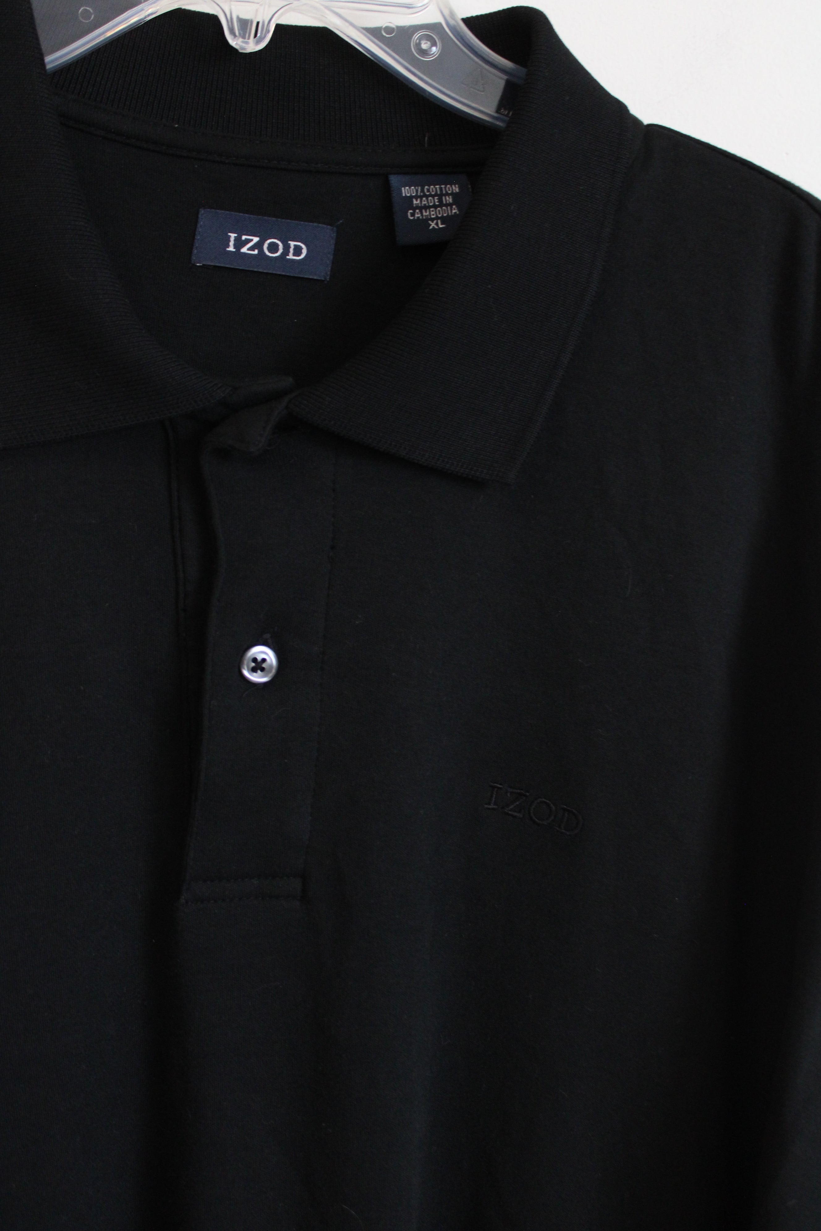 IZOD Black Polo Shirt | XL