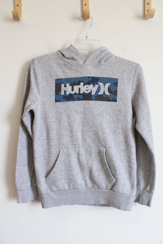 Hurley Light Gray Hoodie | Youth L (12)