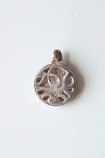 Sterling Silver Blue Enamel Necklace Pendant