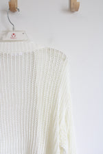 Zeagoo Cream Knit Cardigan | XXL