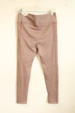NEW Aerie Offline Dusty Pink Ribbed with Cable Knit Side Leggings | XL