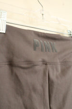 NEW Victoria Secret Pink Active Gray Leggings with Front Tie | S