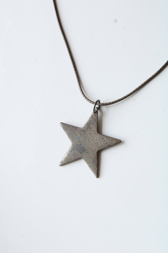 Sterling Silver Star Pendant Necklace